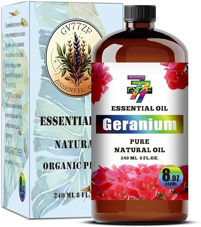 Geranium Essential Oil (8 oz / 240 ml) ??Geranium Oils for diffusers, humidifiers, Home Baths