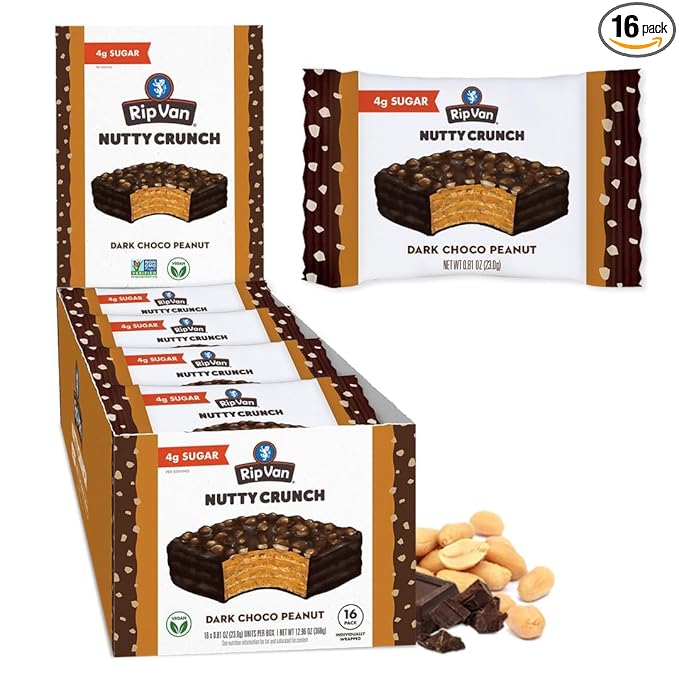 Rip Van Keto Wafer Cookies - Healthy Snacks - Non GMO Snack - Keto Snacks - Low Carb, Low Sugar