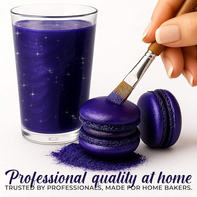 Bulk (20g) Purple Luster Dust Edible Glitter for Cocktails | Premium Edible Purple Luster Dust for