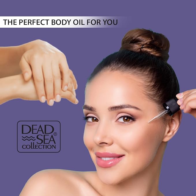 Dead Sea Collection Body Oil for Dry Skin - Retinol & Vitamin E, A Moisturizing Oil for Face