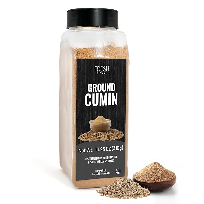 Fresh Finest Ground Cumin 10.93oz - Premium Quality Ground Cumin - All-Natural, Non-GMO
