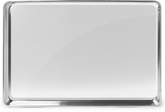 GRIDMANN 18" x 26" Commercial Grade Aluminum Cookie Sheet Baking Tray Pan Full Sheet - 12 Pans