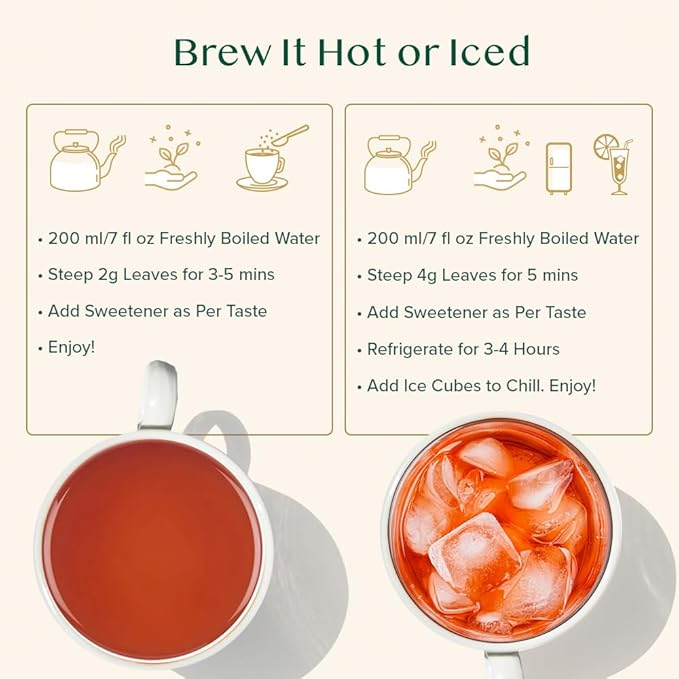 VAHDAM Earl Grey Masala Chai - High Caffeine, Non GMO, Gluten Free | Citrusy Earl Grey Tea Leaves
