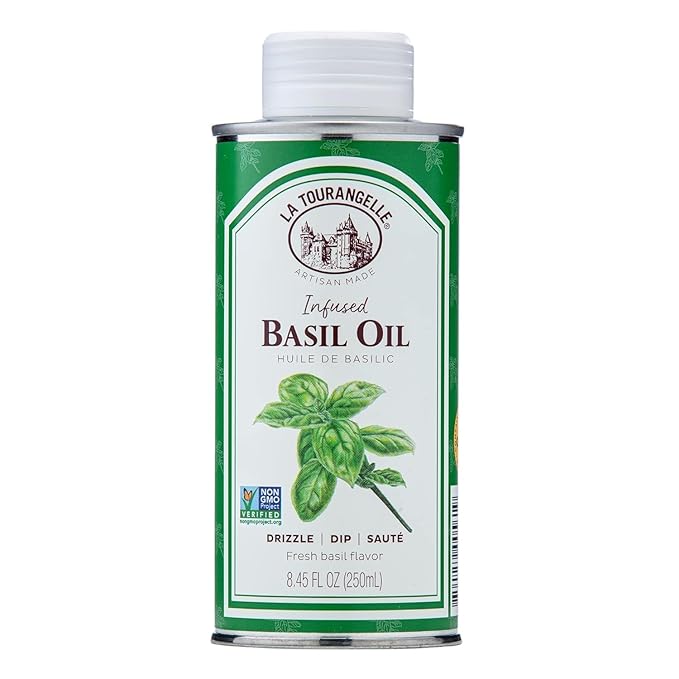 La Tourangelle, Infused Trio of Oils - Basil Oil, Garlic Oil, White Truffle Oil,Complex Gourmet