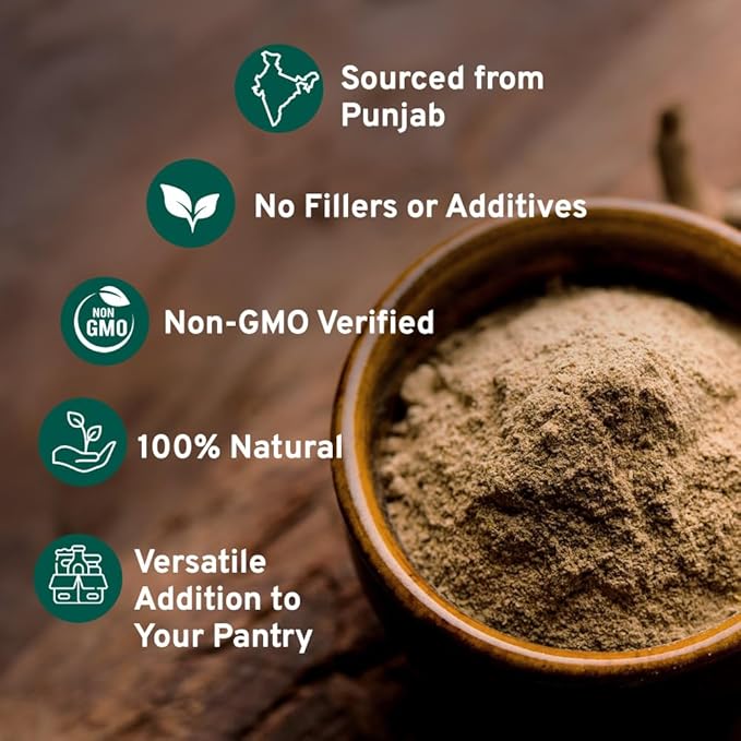 HANDPICK Licorice Root Powder (226g/8oz) Non GMO, Gluten Free, 100% Raw Ground Mulethi, Sourced