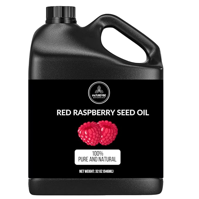 Naturevibe Botanicals Red Raspberry Oil 32 Ounces | 100% Pure and Natural | Great for Skin Care and