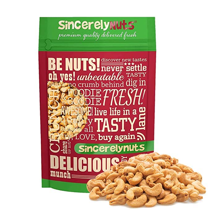 Sincerely Nuts ??Whole Cashews Roasted and Salted | Five Lb. Bag | Deluxe Kosher Snack Food |
