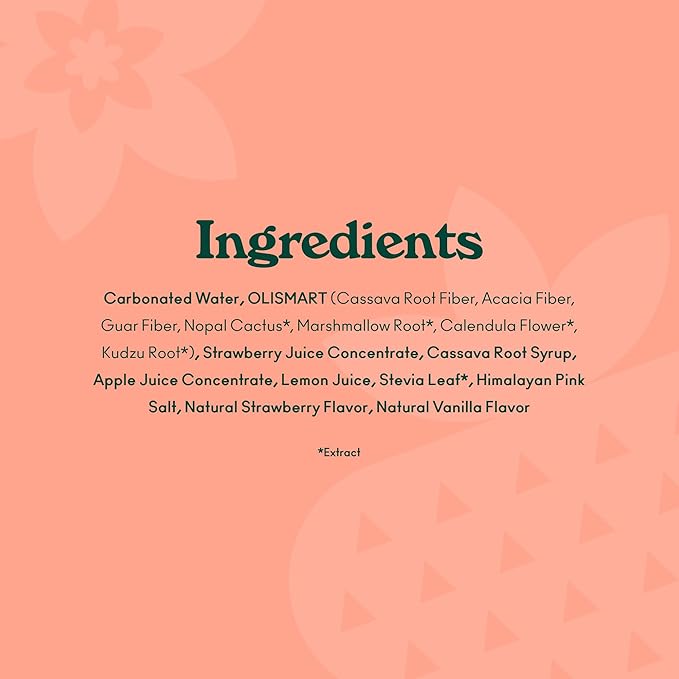 OLIPOP Prebiotic Soda Pop, Strawberry Vanilla, Pantry Pack Packed with Prebiotics, Fiber, and