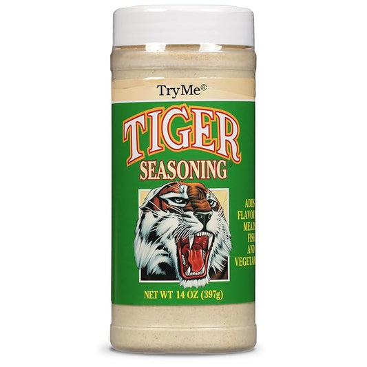 Try Me Tiger Seasoning for Meat Fish and Vegetables, 14oz Bottle (Pack of 1)
