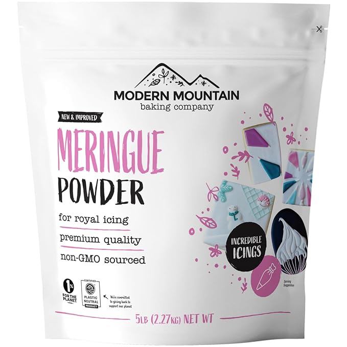 Meringue Powder (5lb) For Royal Icing, Premium Quality, High Egg White Formula, Create Incredible