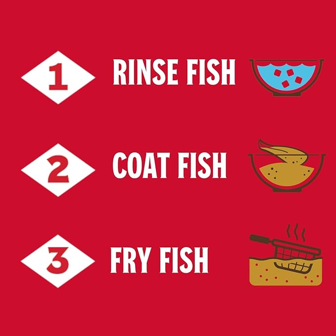 Louisiana Fish Fry - Seasoned Fish Fry Mix 10 Ounce (Pack of 1) Season All Your Fish, Shrimp, or