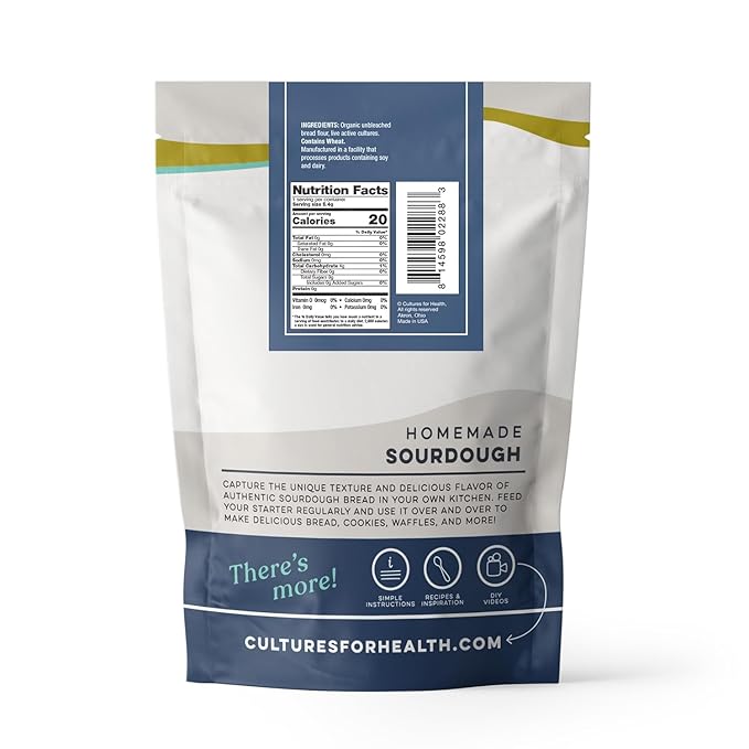 Cultures for Health San Francisco Sourdough Style Starter Culture | Homemade Artisan Bread |