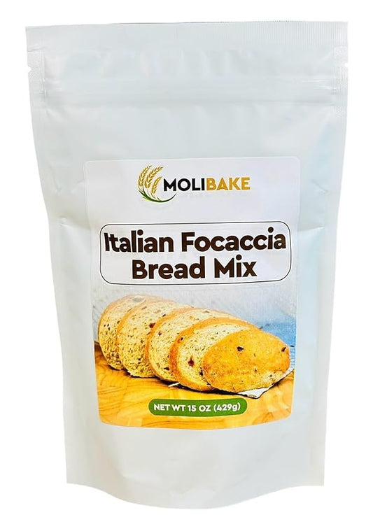 Molibake Fitness Bread Mix ??All-Natural High-Fiber Bread Mix for Bread Machine and Oven ??15 oz