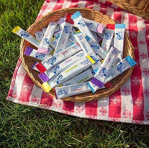 Wyler's Light Singles To Go Powder Packets, Water Drink Mix, Raspberry Lemonade, 96 Single Servings