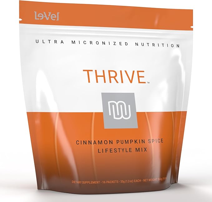 Thrive Protein Shake | 16 Packets (35g Each) | Gluten-Free, Pea Protein Blend, Probiotics, Fiber &