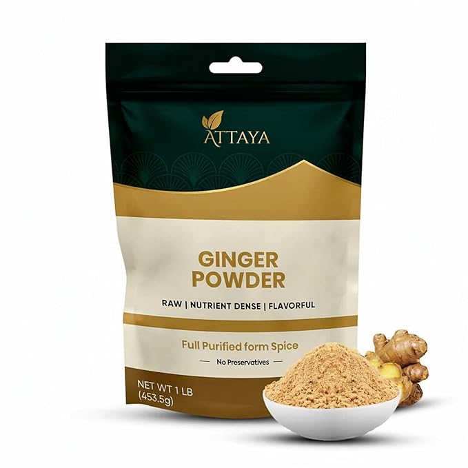 Ground Ginger powder, 1 LB | Premium Source for Spice & Seasoning | Great for Baking, Cooking & Tea