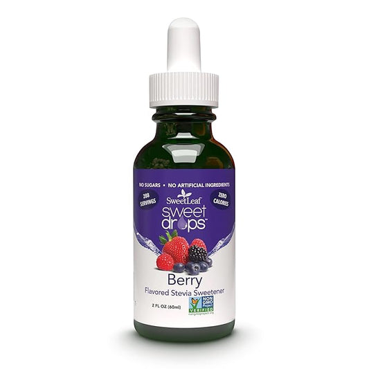 SweetLeaf Sweet Drop Berry Flavored Stevia Sweetener 2oz bottle