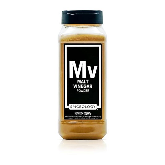 Spiceology – Malt Vinegar Powder – Tangy, Fermented Flavor for Fries, Rubs, Chips & Snack