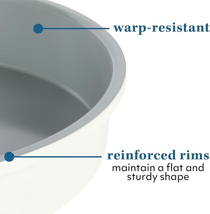 SUR LA TABLE Kitchen Essentials Bake Sale 9 Inch PFOA, PFAS, PTFE Free Nonstick Round Cake Pan