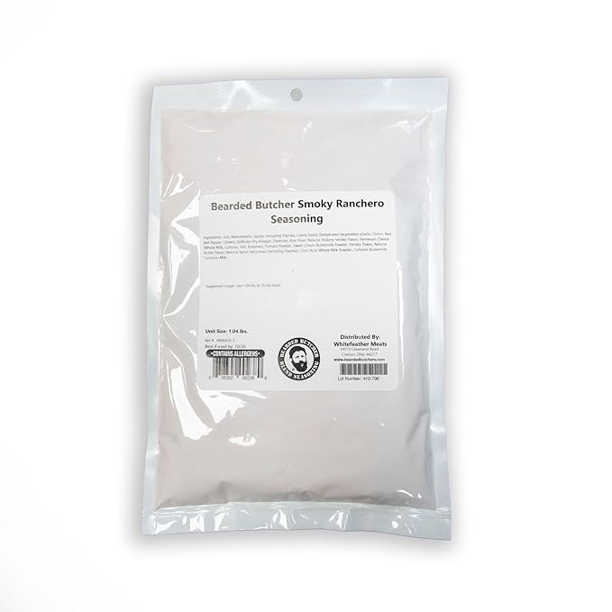 Bearded Butchers Smoky Ranchero Seasoning, 16.64oz ??For Up to 25 lbs of Meat ??Smoky, Spicy &