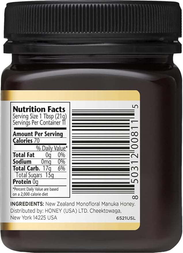 MANUKA DOCTOR - MGO 525+ Manuka Honey Monofloral, 100% Pure New Zealand Honey. Certified.