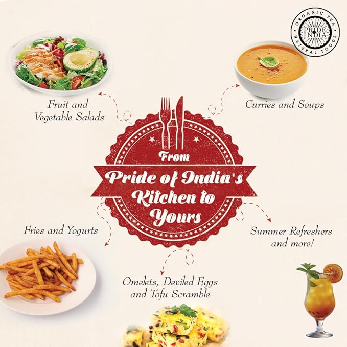 Pride of India – Indian Chat Masala Seasoning Spice – Ideal for Savory Dishes – Perfect Seasoning