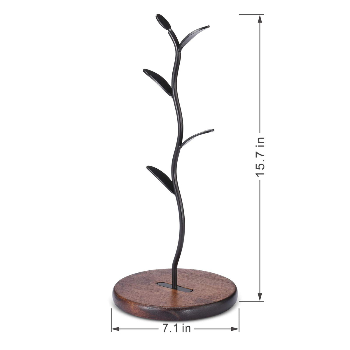 ALLCENER Mug Holder, Countertop Mug Tree, Coffee Mugs & Tea Cup Storage Rack, Coffee Counter Bar