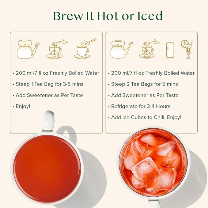 VAHDAM, Sweet Cinnamon Tea | 100 Tea Bags | 100% Natural Spices | Cinnamon Masala Chai Tea Recipe |