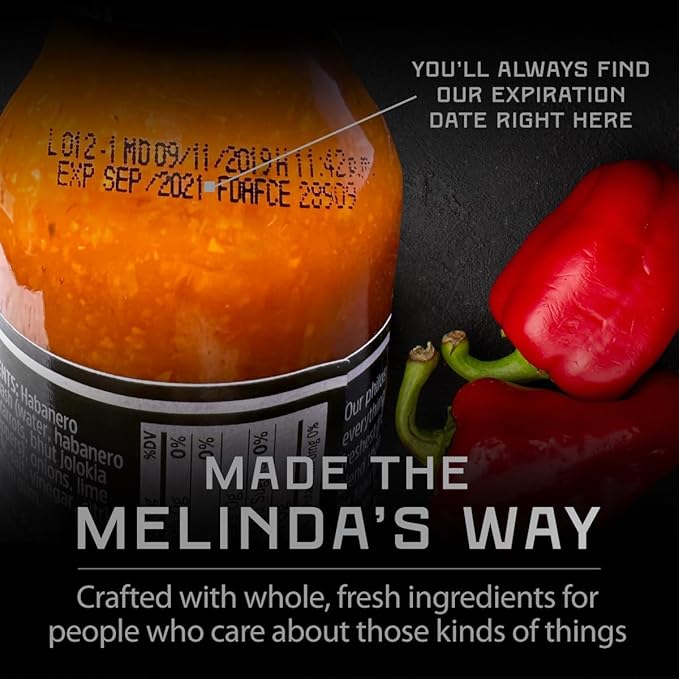 Melinda’s Hot Honey Collection - 10 oz, 2 Pack - Spicy Honey Sauce Variety Pack w/ Classic Hot