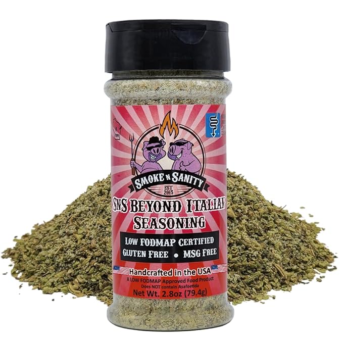 Smoke n Sanity SnS Beyond Italian Seasoning | Monash Certified Low FODMAP | Gluten Free | Certified