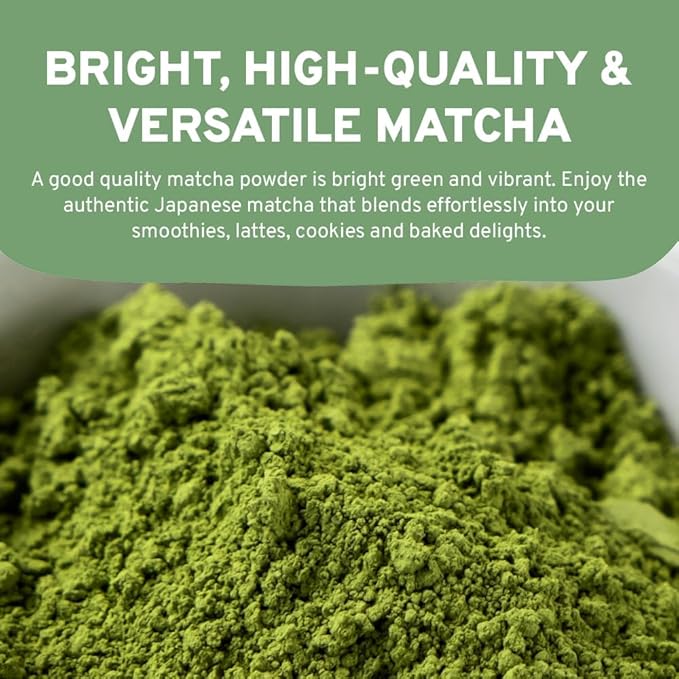 HANDPICK Japanese Organic Matcha Green Tea Powder (100 Servings) - Authentic Premium Second Flush