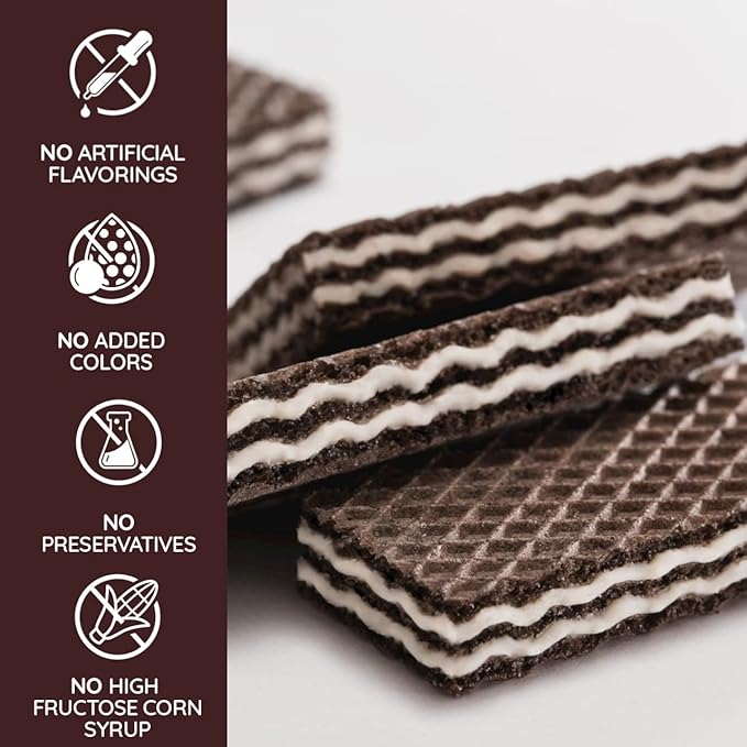 Loacker Premium Cocoa & Milk Wafers, 6.17 Ounces