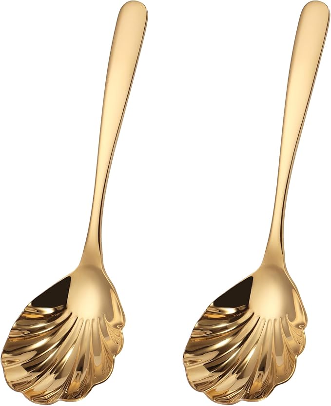 Large Serving Spoon, Stainless Steel Catering Serving Utensils for Party Buffet Dinner Banquet