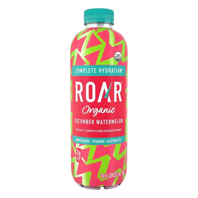 ROAR Complete Hydration Organic Variety Pack - Electrolyte Drinks Loaded with Vitamins C, B5, B12
