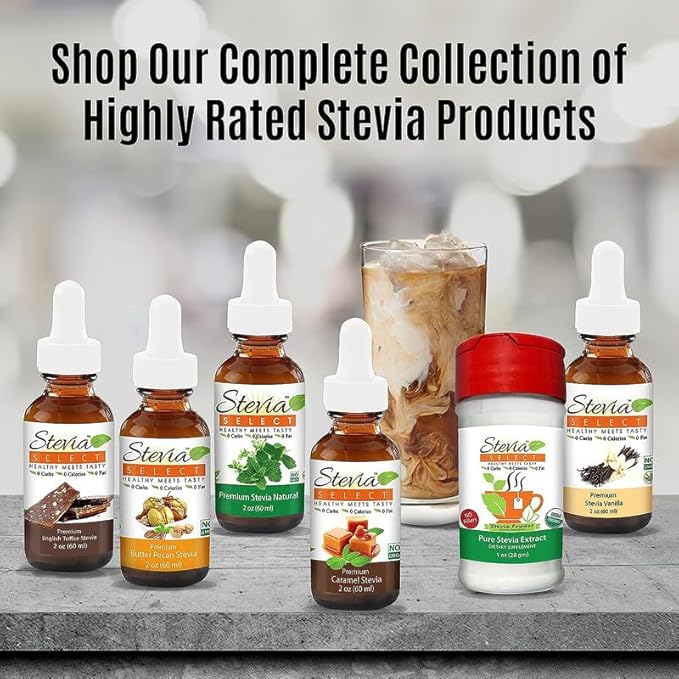 Stevia Select Coconut Pure Stevia Extract - Zero Calorie Sweetener - All Natural Liquid Stevia