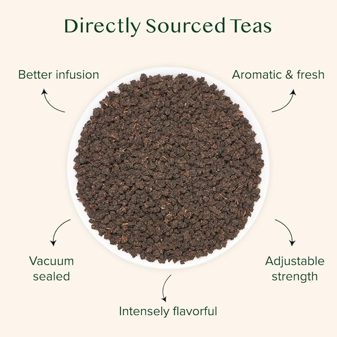 VAHDAM Assam CTC Black Tea Loose Leaf (100+ Cups) | STRONG, BOLD & RICH | 100% PURE | EVERYDAY
