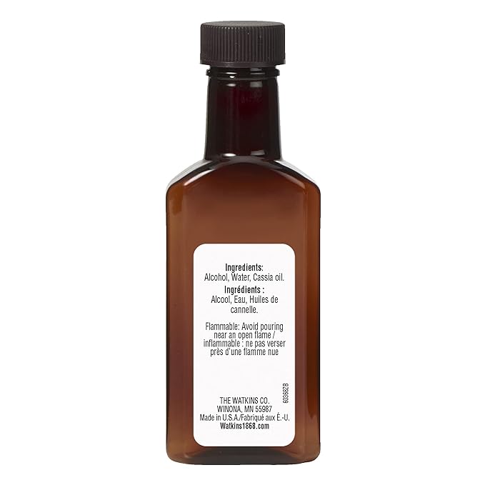 Watkins Pure Cinnamon Extract, Non-GMO, Kosher, 2 oz. Bottle, 1-Pack