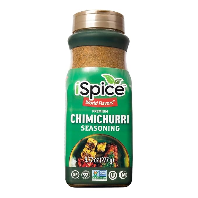 iSpice Blend | Chimichurri Seasoning | 9.77 oz | Mixed Spice & Seasoning | Bulk Size | Halal |