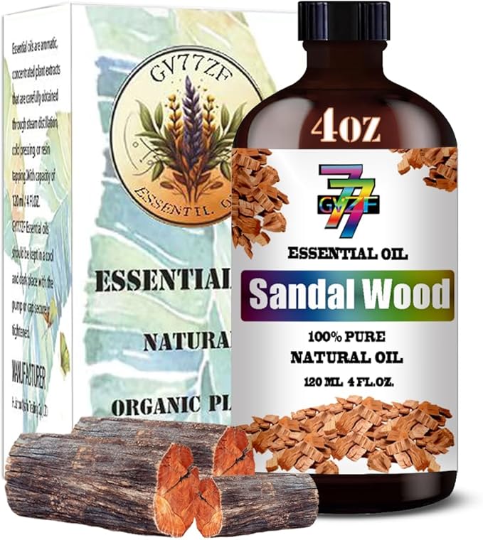 Sandalwood Essential Oil (4 oz/120 ml) ??Sandalwood Oils for Aromatherapy, diffusers, humidifiers