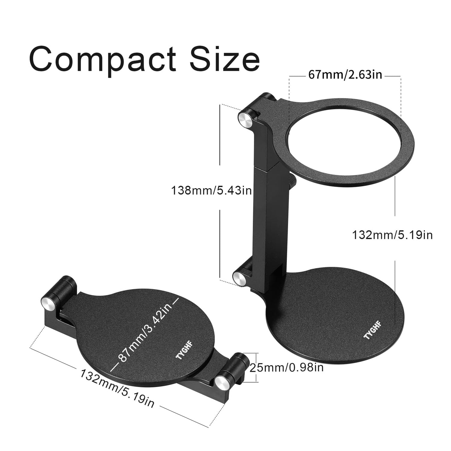 Pour Over Coffee Maker Stand, Adjustable Foldable Coffee Dripper Holder