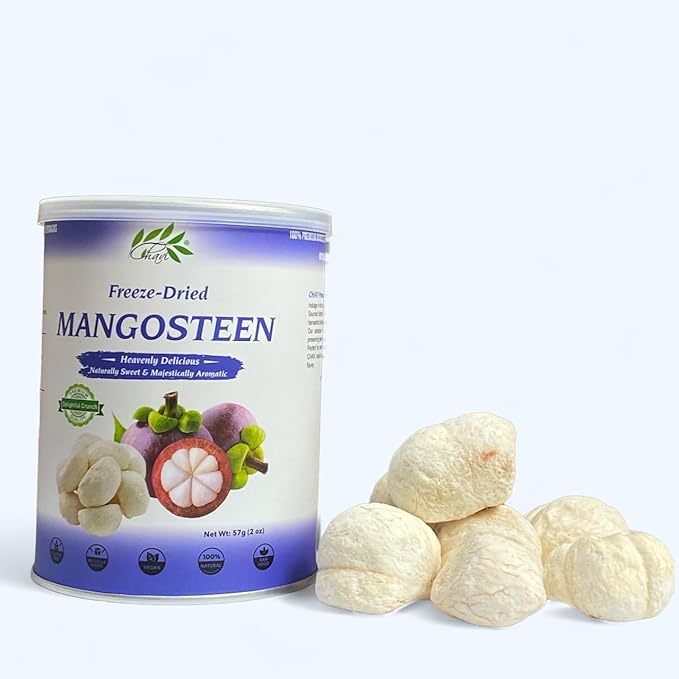 CHAVI Freeze-Dried Mangosteen | Healthy Superfood - No Added Sugars or Preservatives - Non-GMO