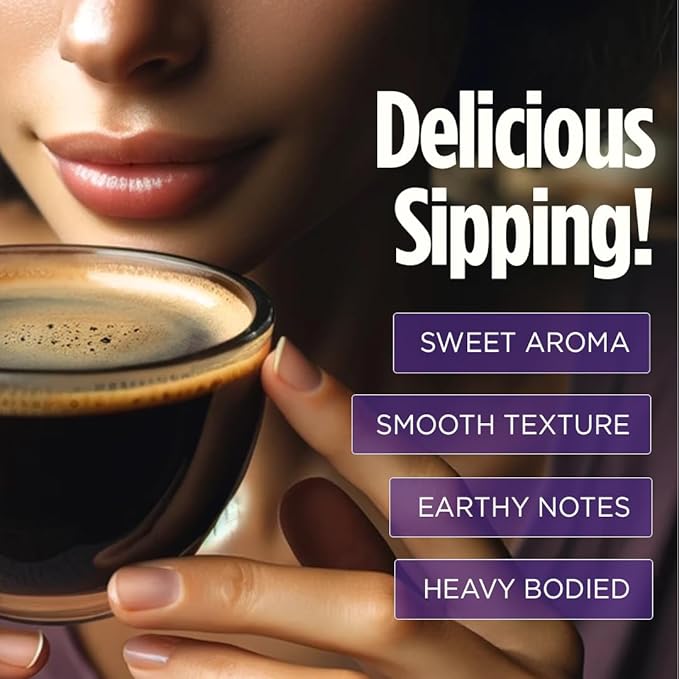 VitaCup Focus Mushroom Coffee Instant Packets, for Memory & Clarity Support, w/Fiber, Chaga, Lion’s