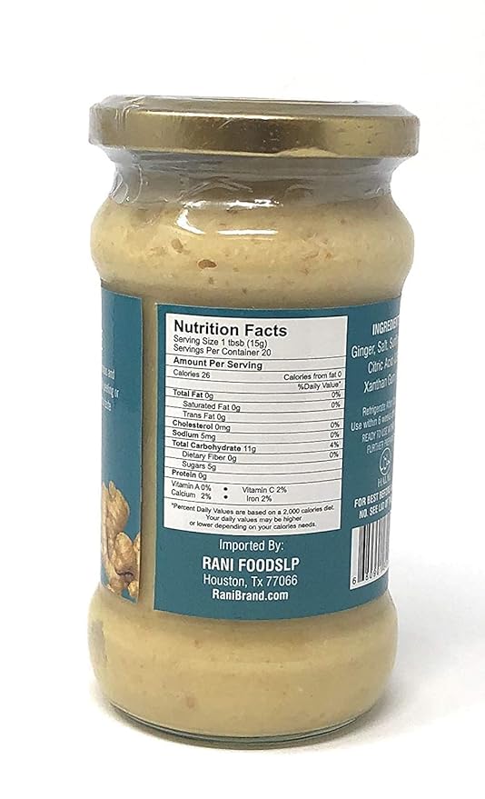 Asian Kitchen Ginger Cooking Paste 10.5oz (300g) Glass Jar ~ Vegan | Gluten Free | NON-GMO | No