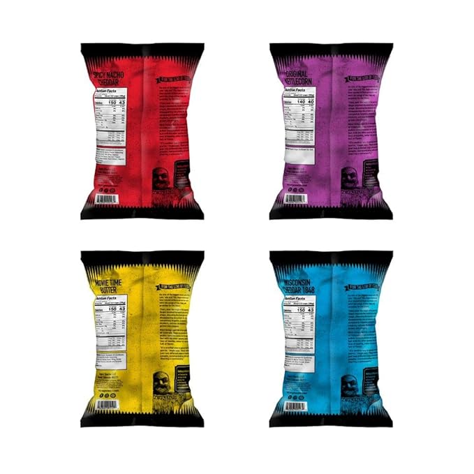Oogie's Gourmet Popcorn| 16 Pack | Variety Flavor Pack | Gluten Free Popcorn Snacks | 1oz