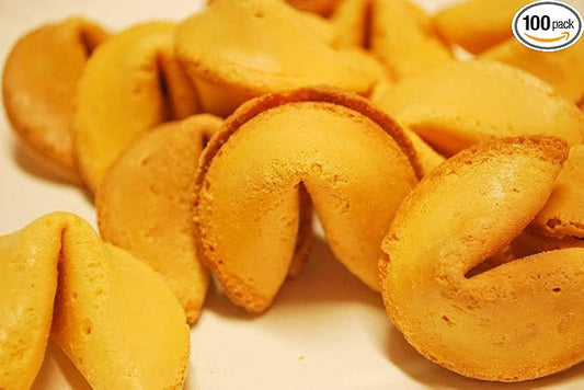 Shop&Save Individually Fresh crispy Wrapped Fortune Cookies Perfect for Snacks, Lunch, Picnic