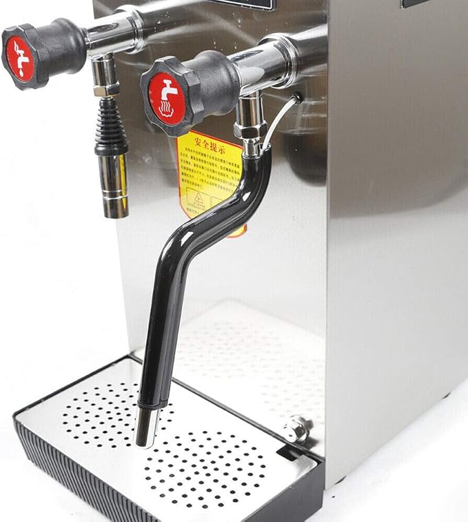 2500W Professional Espresso Coffee Machine, 2.1Gal Steam Water Boiling Machine, LED Display 360°
