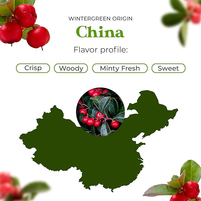 Sun Essential Oils - Wintergreen 4oz Bottle for Humidifier, Diffuser, Aromatherapy, Soap and Candle
