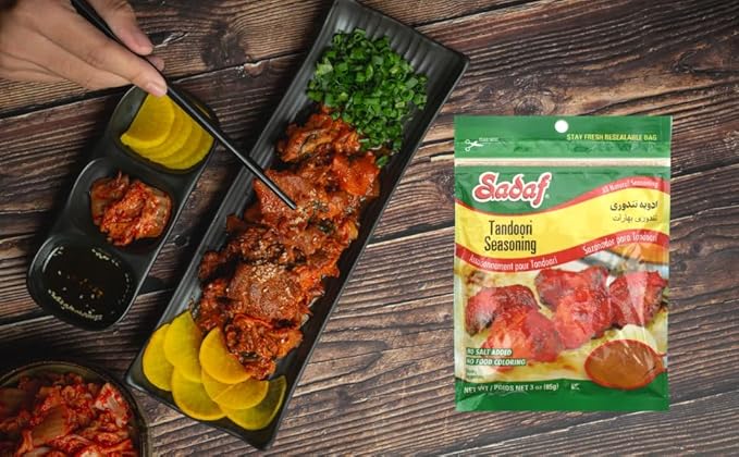 Sadaf Tandoori Seasoning - Tandoori Masala of 12 Spices - Tandoori spices for your Tikka Masala and