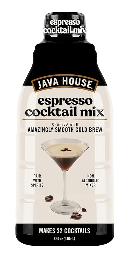 Java House Cold Brew Espresso Cocktail Mix ??Premium 100% Arabica Cold Brew Concentrate ??Smooth