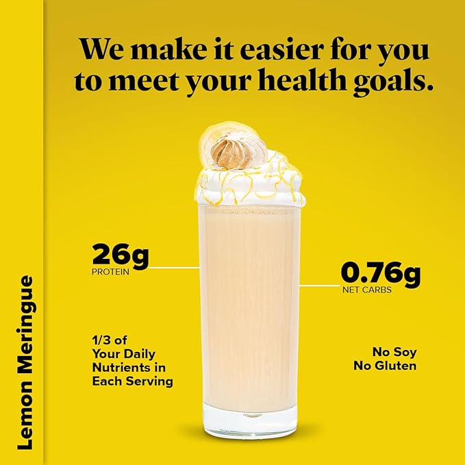 KETO CHOW LEMON MERINGUE - 21 MEAL BAG